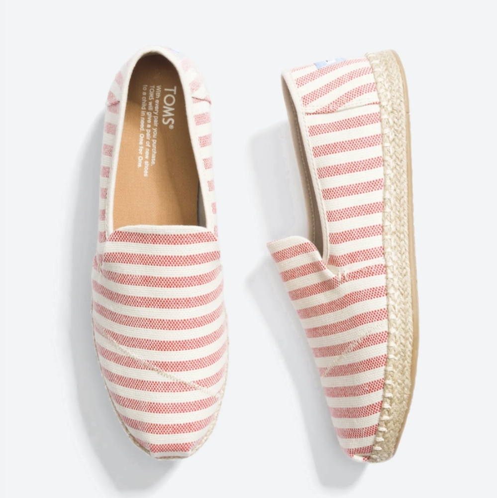 Tom's Deconstructed Alpargata Printed Espadrille